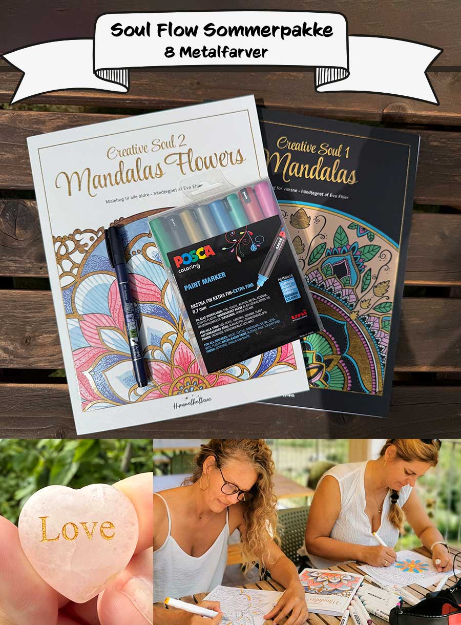 Creative Soul | Sommerpakke | 8 Metalfarver