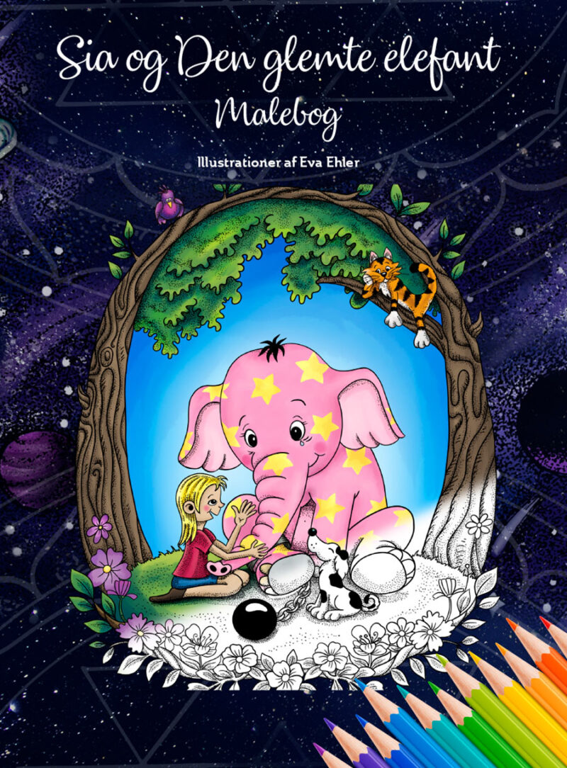 Malebog | Sia og Den glemte elefant | fra 6 år